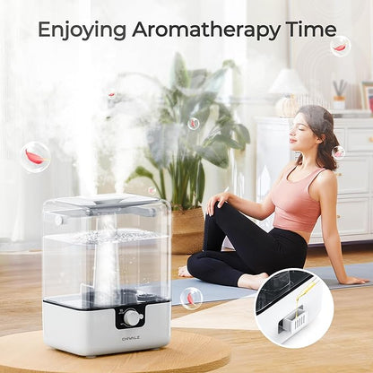 CHIVALZ Humidifiers for Bedroom, 6L Cool Mist Humidifiers for Baby Nursery - Image 5