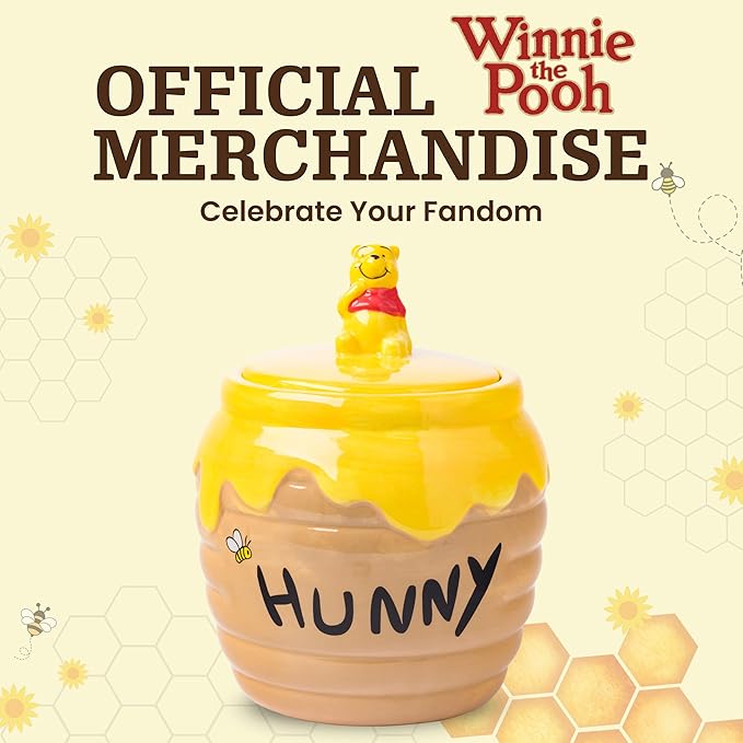 Silver Buffalo Disney Winnie the Pooh Honey "Hunny" Pot Sculpted 3D Hand - Image 6