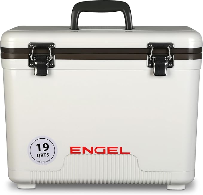 Engel 19qt Leak-Proof, Air Tight, Drybox Cooler and Small Hard Shell Lunchbox by ENGEL