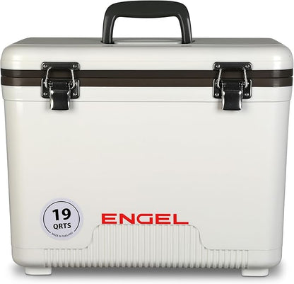Engel 19qt Leak-Proof, Air Tight, Drybox Cooler and Small Hard Shell Lunchbox by ENGEL