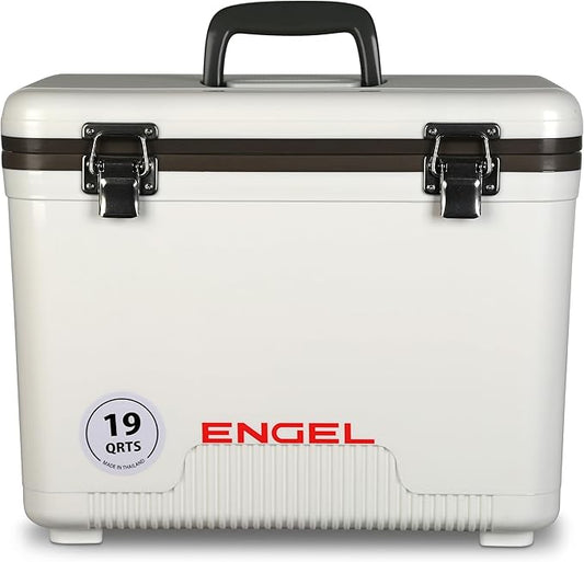 Engel 19qt Leak-Proof, Air Tight, Drybox Cooler and Small Hard Shell Lunchbox by ENGEL