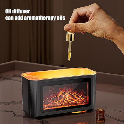 Genérico Aroma Diffuser with Fireplace Effect – 160 ml Ultrasonic Silent 7 - Image 4