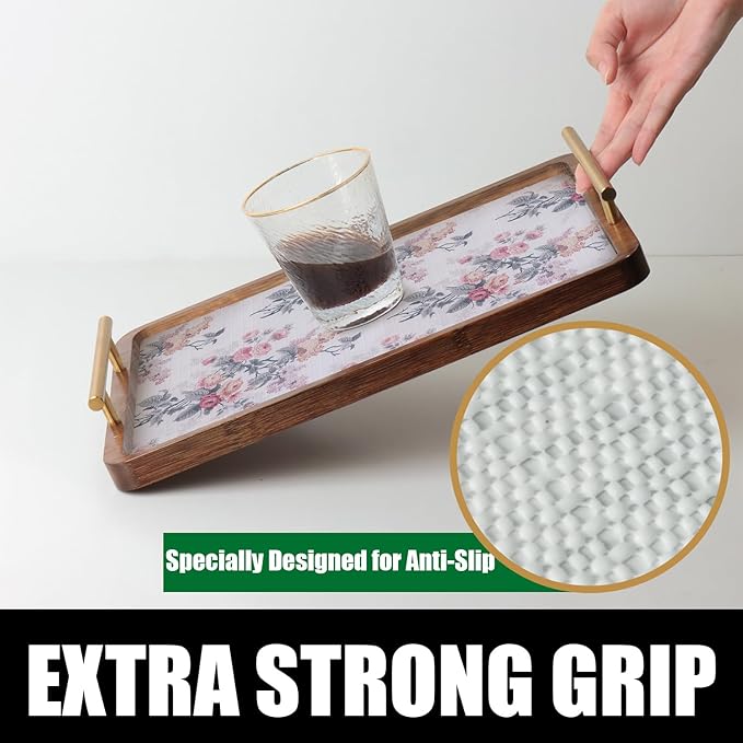 Drawer and Shelf Liner for Cabinets, Non-Adhesive and Strong Non-Slip Vintage - Image 4