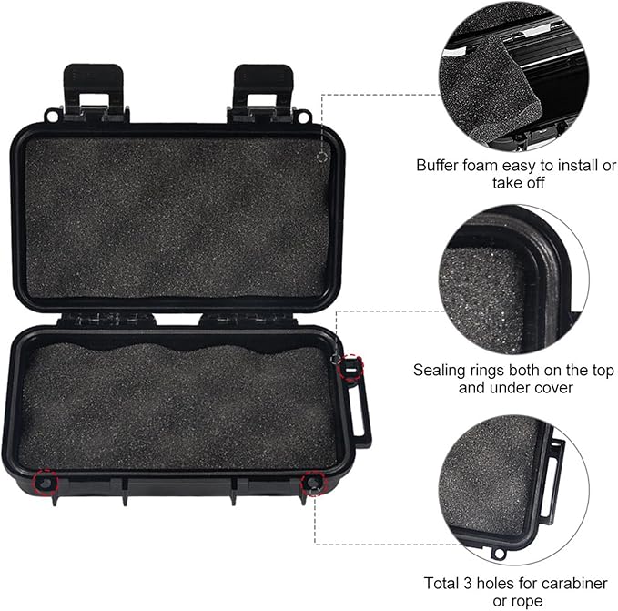 Ejoyous Waterproof Dry Storage Box, Waterproof Box Plastic Survival Container - Image 5
