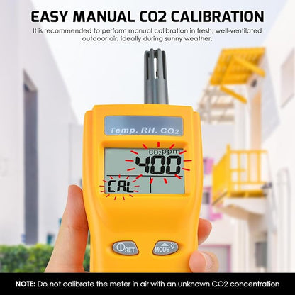 CO2 Meter Portable CO2 Detector Digital CO2 Monitor - Image 7