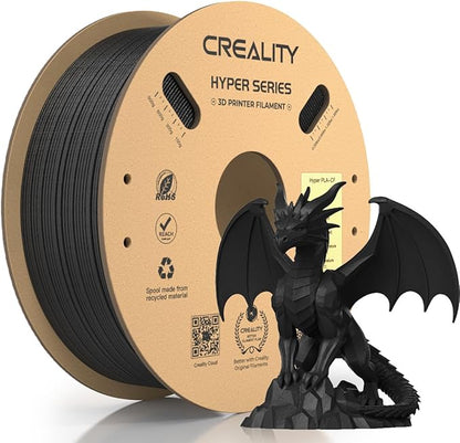 Creality Hyper PLA-CF Filament 1KG Black, Carbon Fiber Filament, 3D Printer by Creality