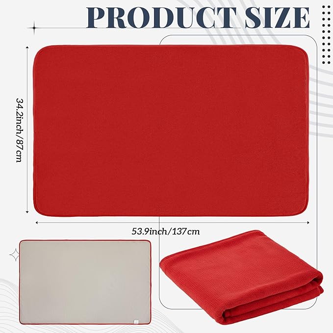 1 Pcs Couples Waterproof Mat 54 x 34 in Lover Reusable Stainproof Blanket Quiet - Image 2