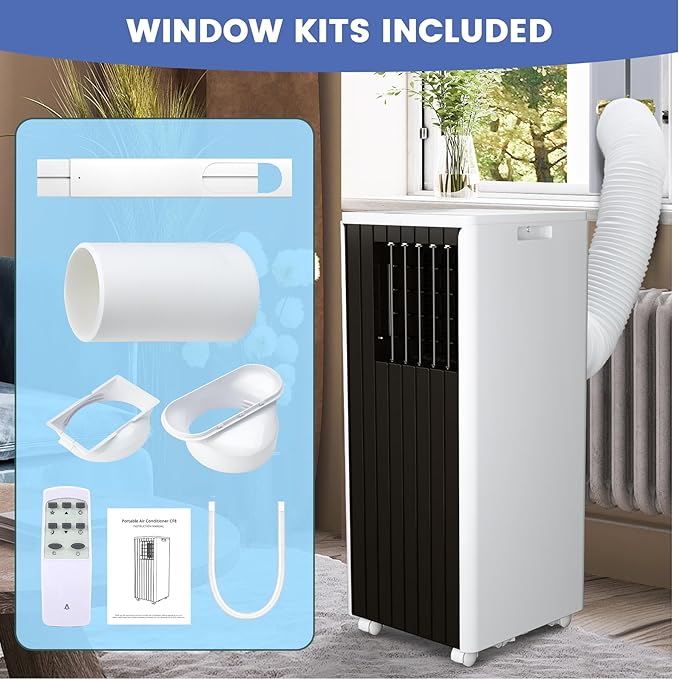 GarveeHome 8000 BTU 3-in-1 Portable Air Conditioner – Quiet Cooling, Fan & - Image 5