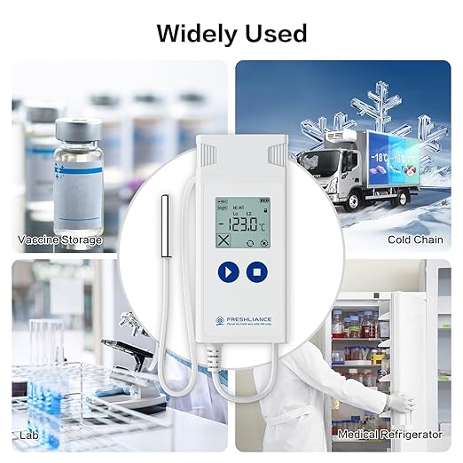Freshliance Ultra Low Temperature Data Logger, Reusable Temperature Recorder - Image 8