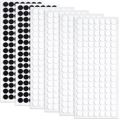 735 Pcs Small Felt Furniture Pads, Self-Adhesive EVA Foam Dot Circles, Round by Unknown