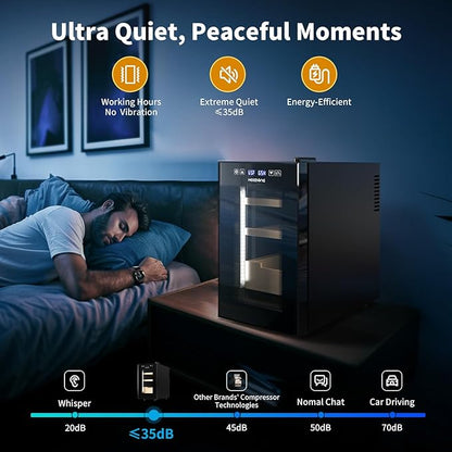 NEEDONE 23L Pro 1S Electric Cigar Humidor, Smart Humidity & Temp Quiet Control - Image 7