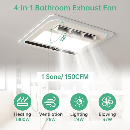 4-in-1 Bathroom Exhaust Fan - Image 2