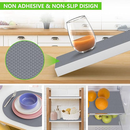 Shelf Liners for Kitchen Cabinets Refrigerator Liners Waterproof & Oil-Proof - Image 7