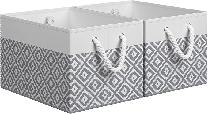 Storage Bins, Collapsible Storage Basket by StorageTastic