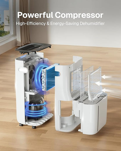 4500 Sq.Ft Dehumidifier for Basement and Large Rooms Max 80 Pint/Day - Image 2