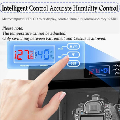 100L Electronic Camera Storage Dry Cabinet, 5 Layers Camera Digital - Image 3