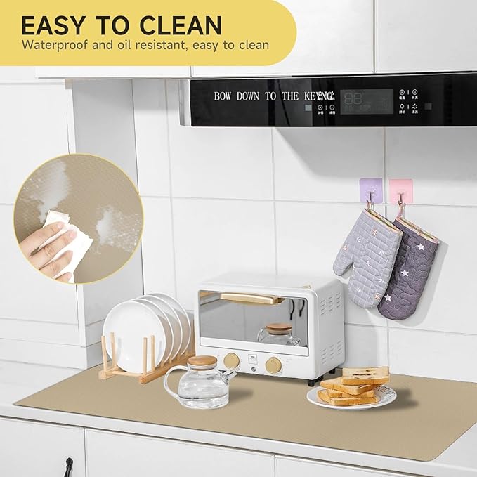 WochiTV Adhesive Shelf Liner 17.5 X 360 Inches Peel and Stick Kitchen Liner - Image 7