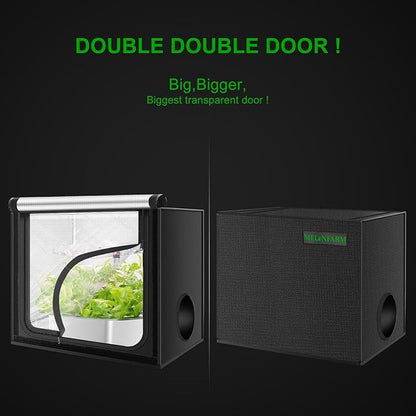 MELONFARM 24"x16"x20" Grow Tent, Double Transparent Viewing Door Indoor Grow - Image 3