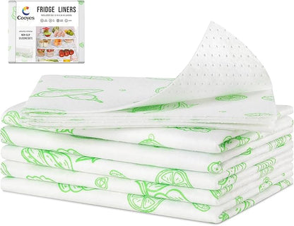 Cooyes Refrigerator Liners, Premium Absorbent Fridge Mats Non-Slip Washable by Cooyes