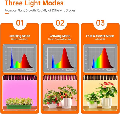 Bstrip Indoor Greenhouse with Grow Lights, 4 Tier 27.2" L×19.9" W×61.8" H Mini - Image 6