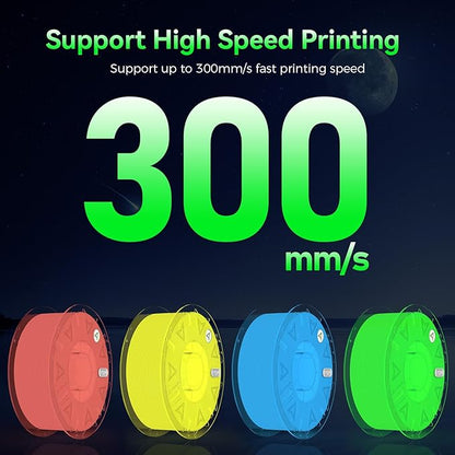 Creality Glow in The Dark Hyper PLA Filament, 3D Printer Filament Bundle - Image 3