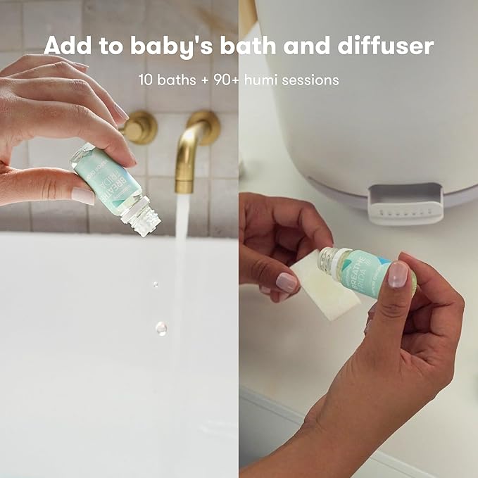 Frida Baby Breathefrida Vapor Bath Drops, Baby Congestion Relief - Image 4