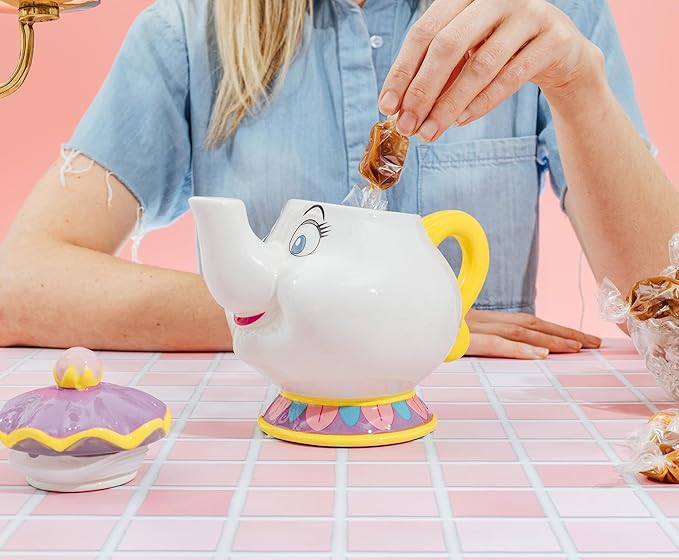 Silver Buffalo Disney Beauty and the Beast Mrs. Potts Teapot 3D Sculpted - Image 8