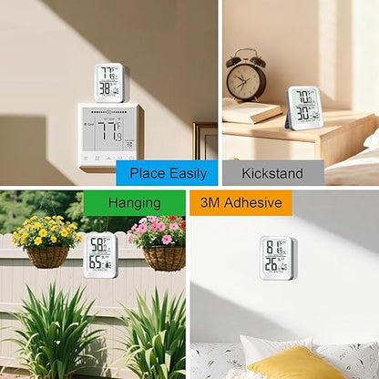 3 Pack Room Thermometer Indoor Hygrometer - Image 4