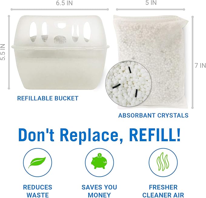 Refillable Moisture Absorber Bucket - Image 2