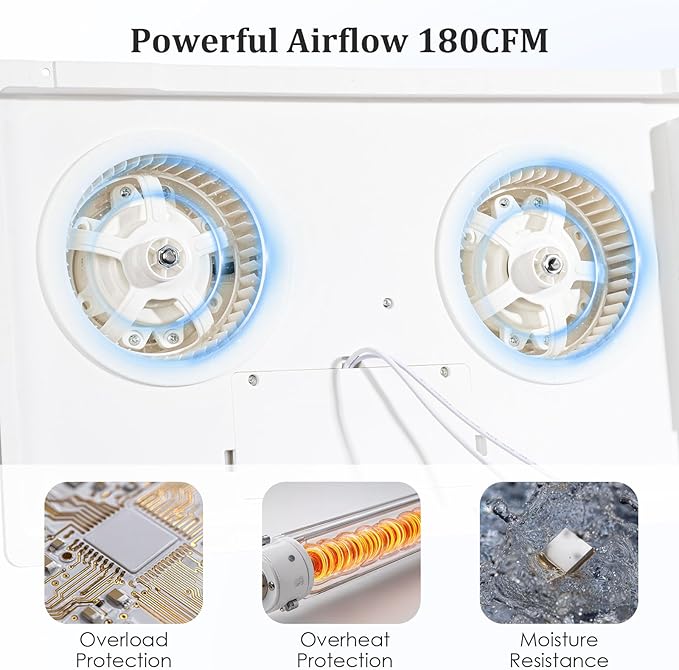 4 in 1 Bathroom Exhaust Fan - Image 10