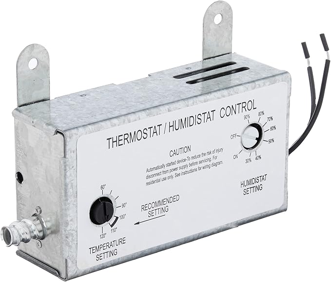 iLIVING ILG-001TH Humidity and Thermostat Control Box by iLiving