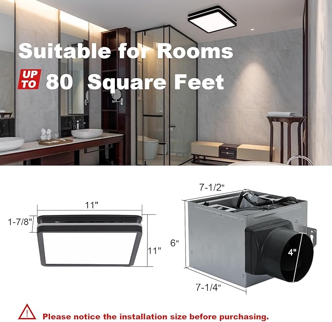 Akicon Bathroom Exhaust Fan - Image 5