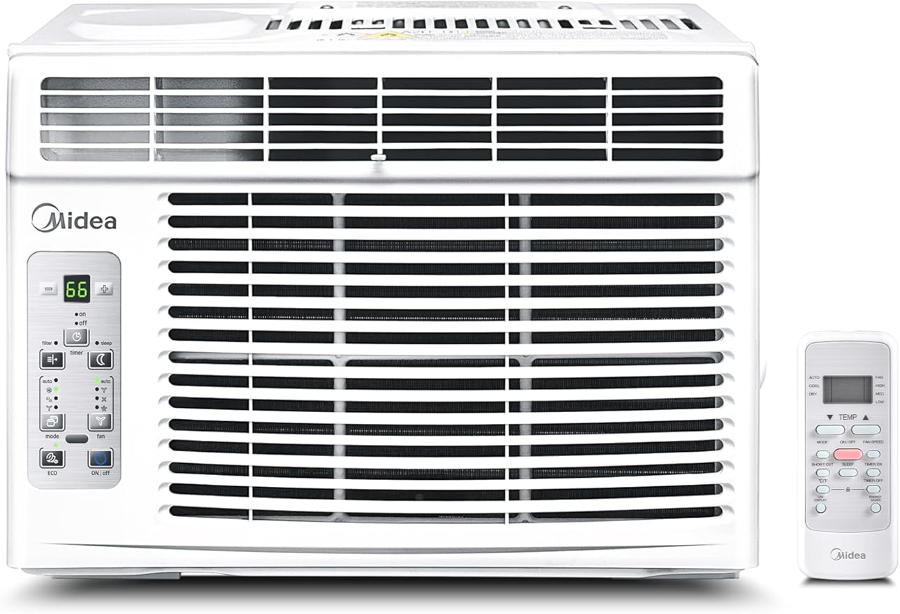 Midea 6, 000 BTU Window Air Conditioner, 3-in-1 Cool/Fan/Dehumidifier Window AC by Makeyourselfathome