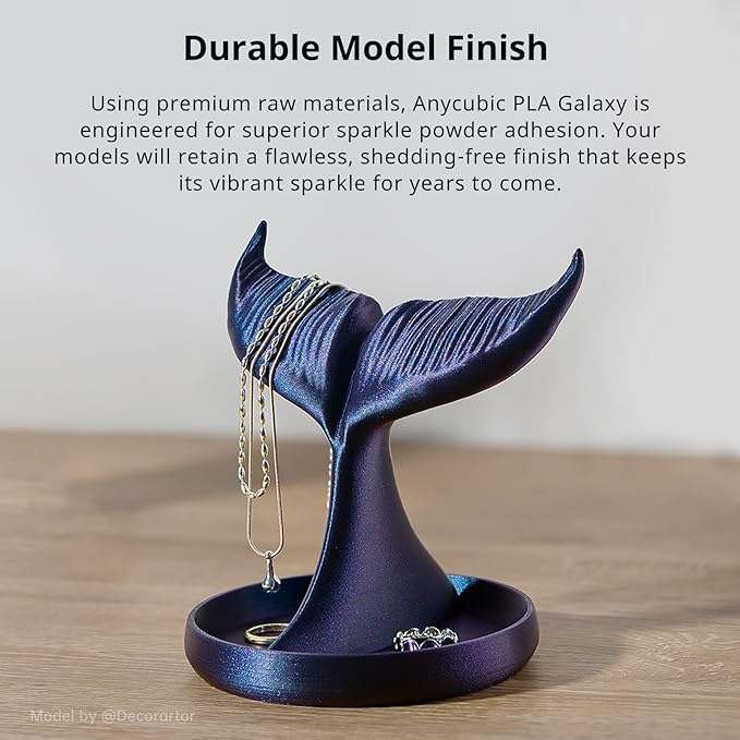 ANYCUBIC Galaxy PLA 3D Printer Filament, Sparkle Glitter PLA, 3D Printing PLA - Image 5