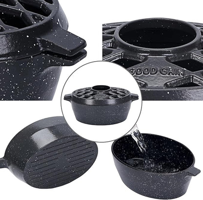 G Good Gain Wood Stove Steamer, Fireplace Humidifier, Cast Iron Humidifier - Image 5