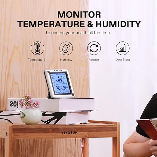 VIVOSUN Digital Thermometer and Hygrometer - Image 2
