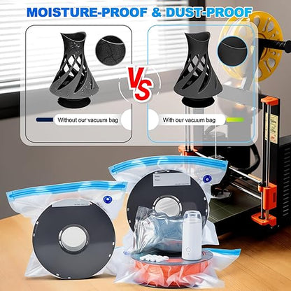 AGPTEK 3D Printer Filament Storage Bags 11.8×13.4 inch - Image 4