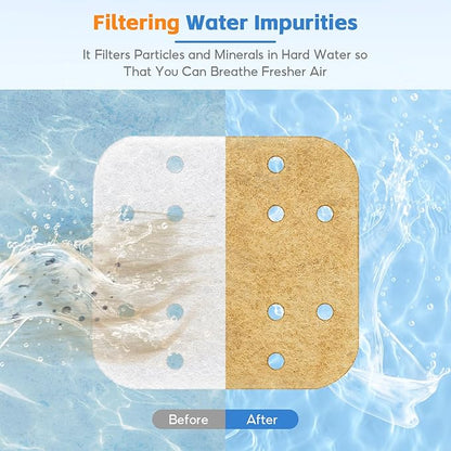 20-Pack Humidifier Filter Replacements, Mineral Absorption Pads, Compatible - Image 3