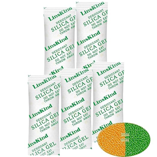 5 Gram Food Grade Silica Gel Packets, Moisture Absorbers by LinsKind