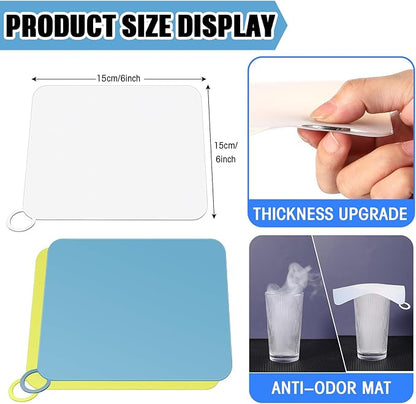 Yinkin 6 Pcs Drain Covers to Keep Bugs Out Silicone Shower Floor Tub Stoppers - Image 2