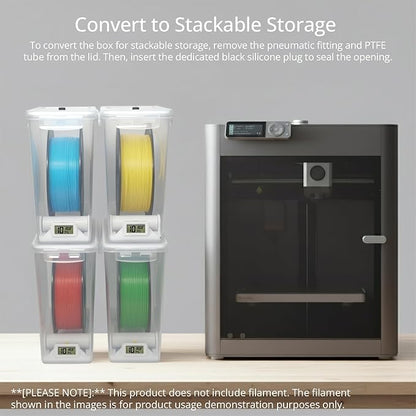 3 Sets 3D Printing Filament Storage Box, 5.8L Dryer Box Continuous Filament - Image 9