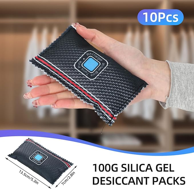 10 Pcs Rechargeable Desiccant Packs - Image 2