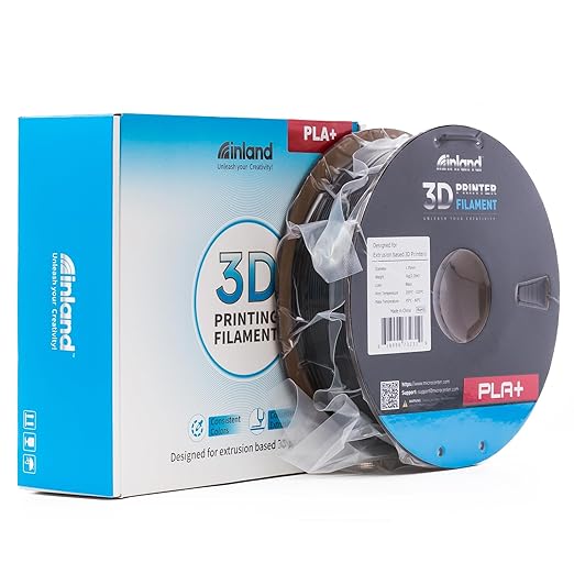 INLAND Micro Center PLA Plus 3D Printer Filament 1.75mm, 4 Pack Filament Bundle - Image 9