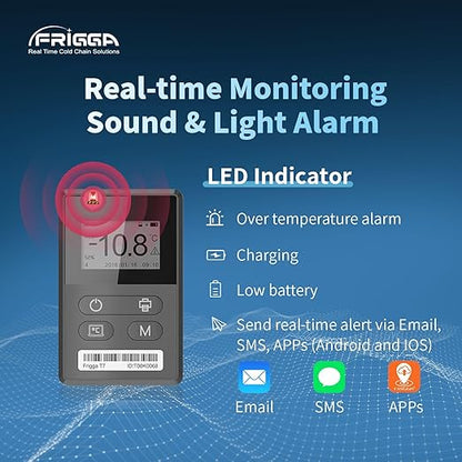 Frigga T70 4G/5G Temperature & Humidity Monitor Real-Time Reusable Temperature - Image 7