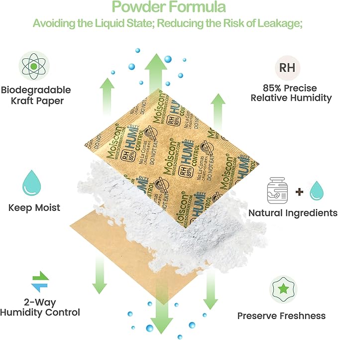 30 Pack 85% RH Size 8 Two-Way Humidity Control Packs - Image 2