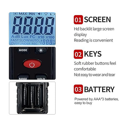 Digital Sound Level Meter, Sound Meter - Image 3
