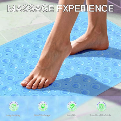 Anti-Slip Bathtub Shower mat, 27.5×14.5（Approximately 70×37cm） inch Soft - Image 4
