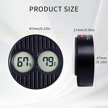 CIGAROL Mini Digital Hygrometer & Thermometer - Image 5