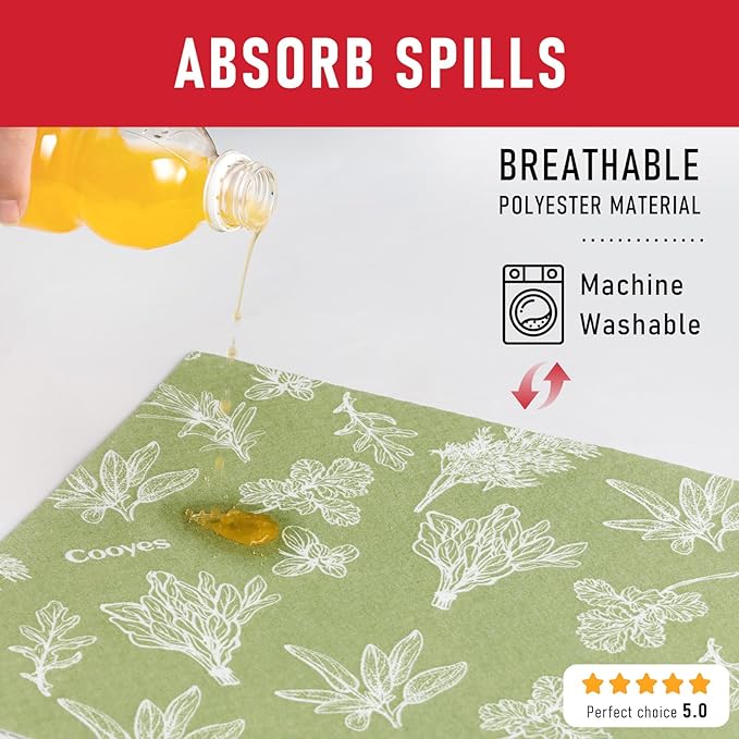 Cooyes Drawer & Shelf Liner for Kitchen Cabinets, Breathable Cloth Material - Image 9