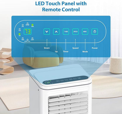 GarveeLife 10000 BTU Portable Air Conditioner, 3-in-1 Cooling, Dehumidifier & - Image 4